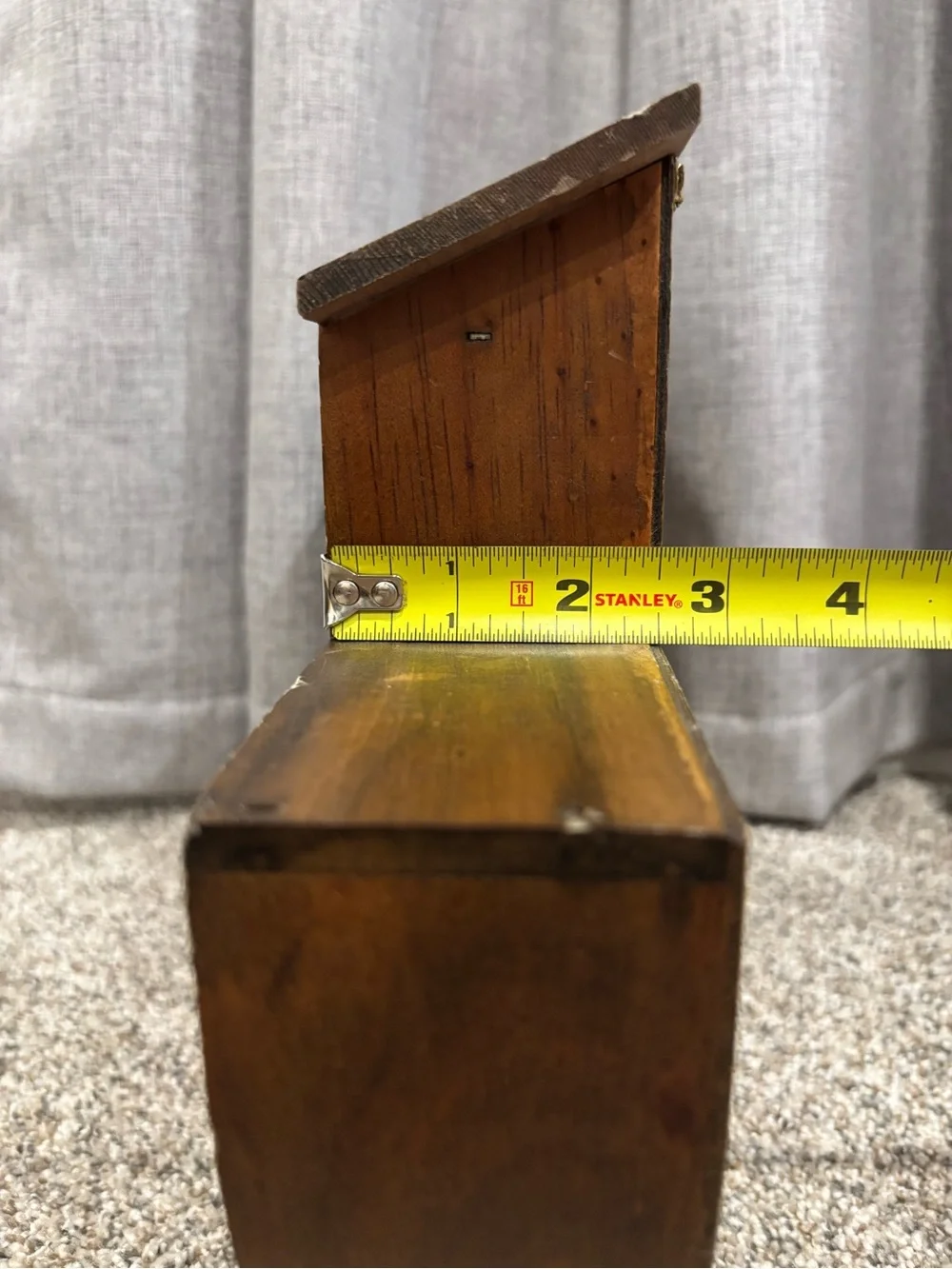 Vintage Wooden Noah’s Ark shaped Trinket or knickknack Display Shelf 1990s